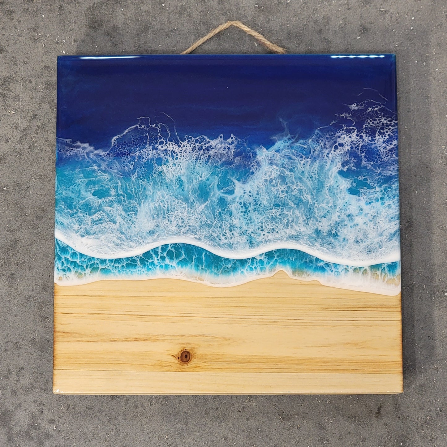 Beach Decor Wall Art #3 - Epoxy Resin Beach Decor
