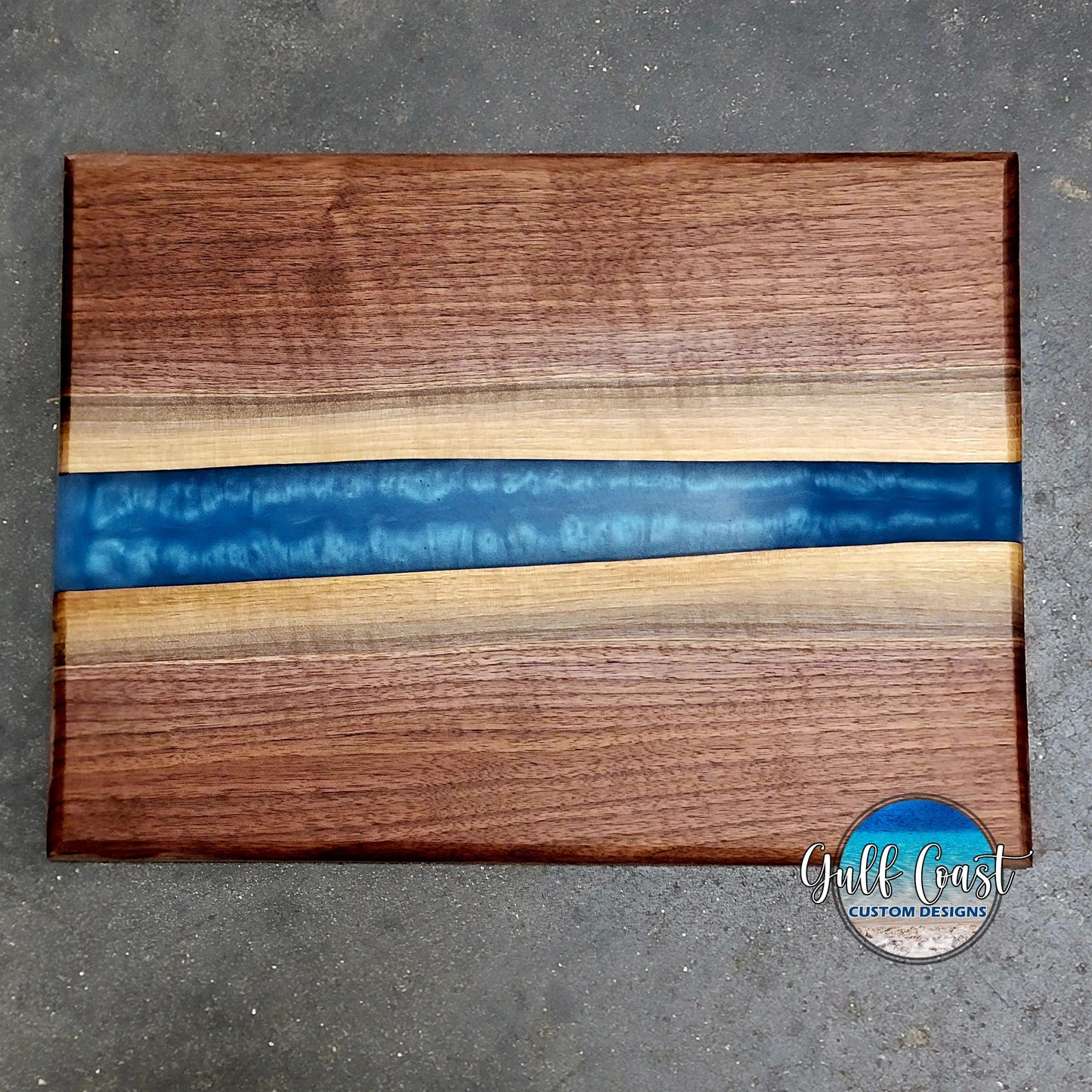 Walnut and Umi Blue Cutting Charcuterie Board cutting boards