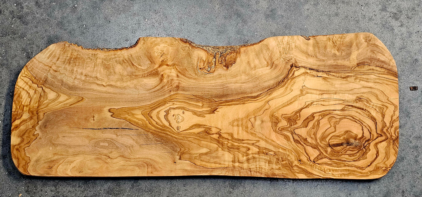 Olivewood Cutting Board Cheese Serving Tray - Custom Engraved Olive Wood Boards