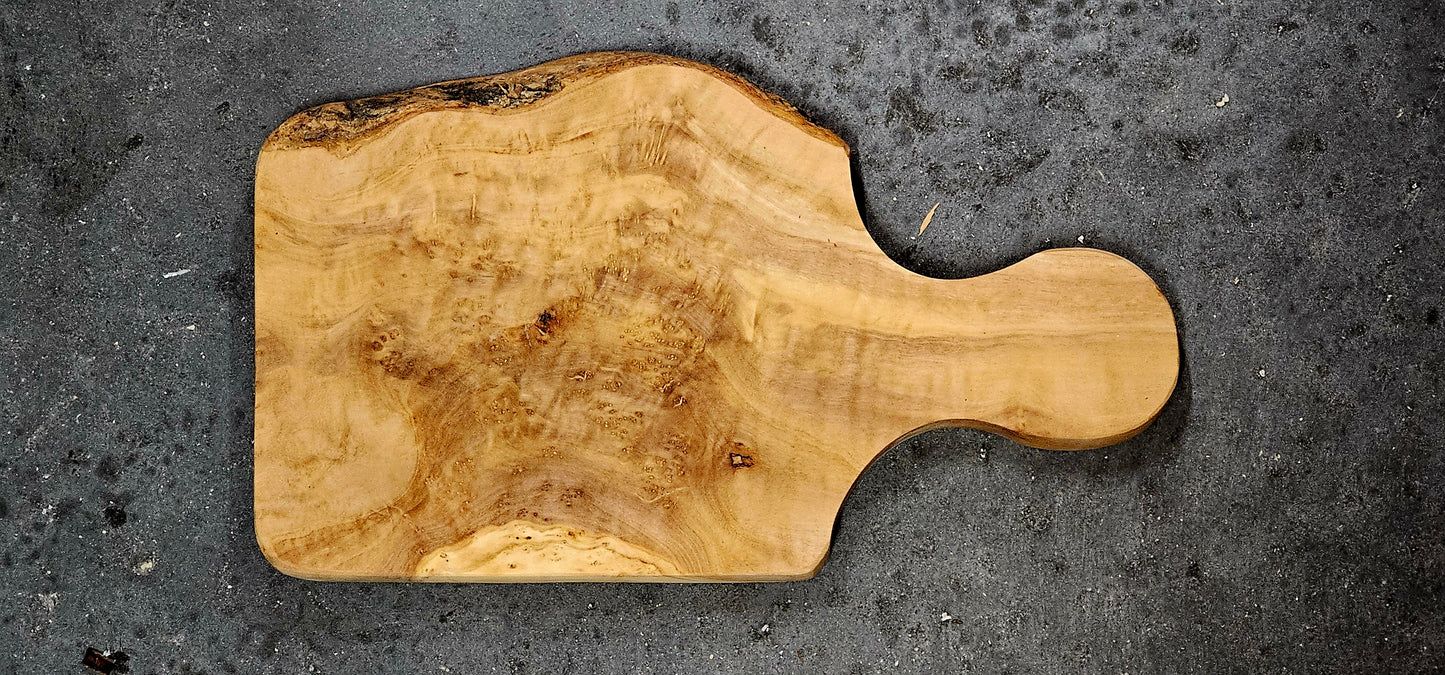 Olivewood Cutting Board Cheese Serving Tray - Custom Engraved Olive Wood Boards