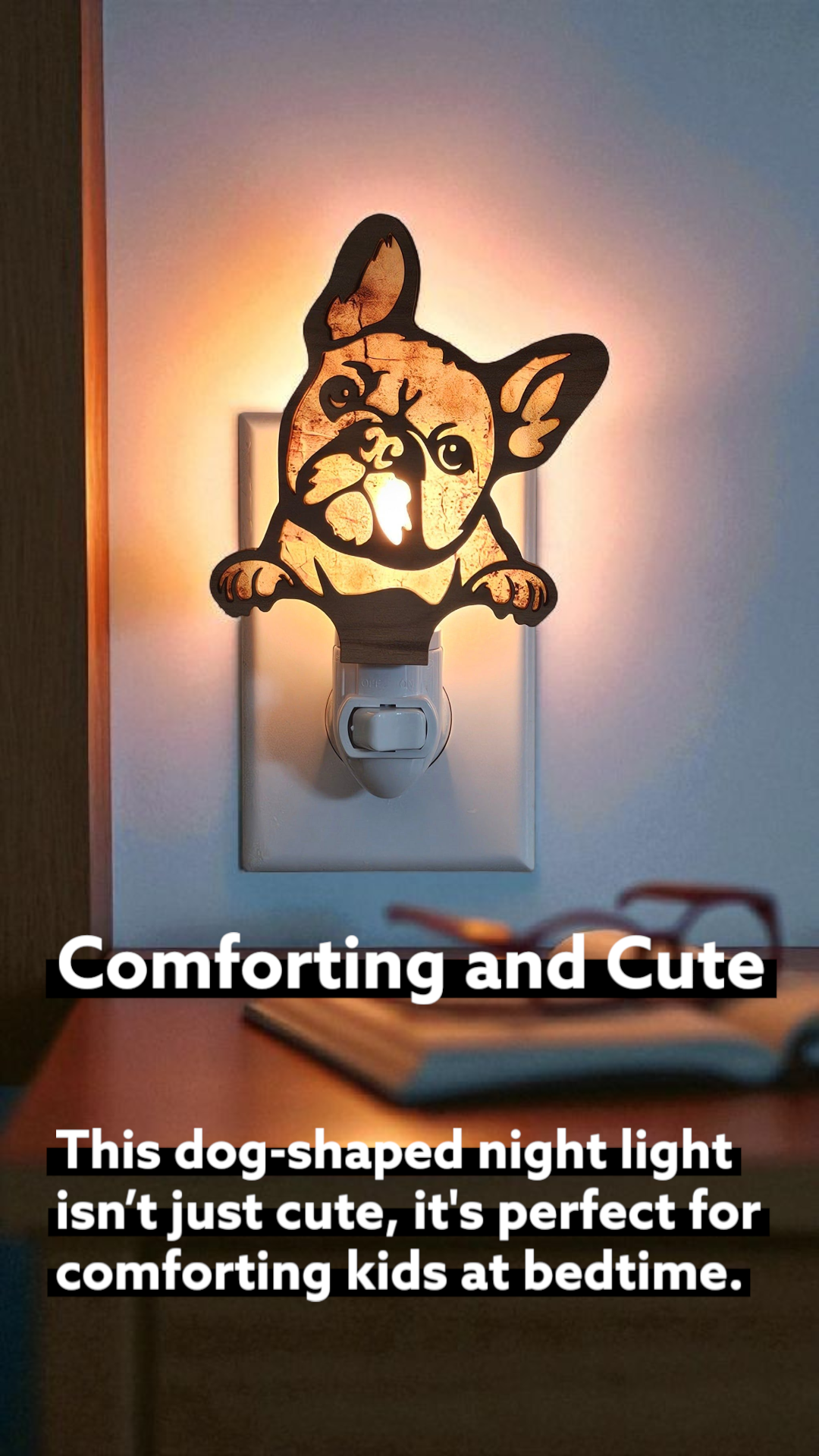 The Frenchie - French Bulldog LED Night Light | Dog Nightlights