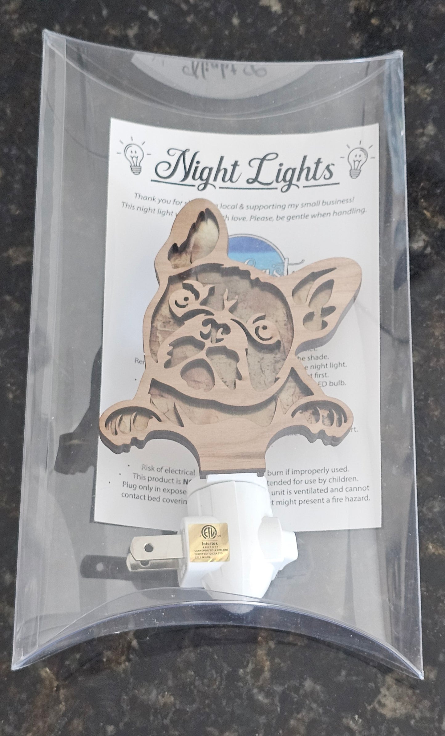 The Frenchie - French Bulldog LED Night Light | Dog Nightlights