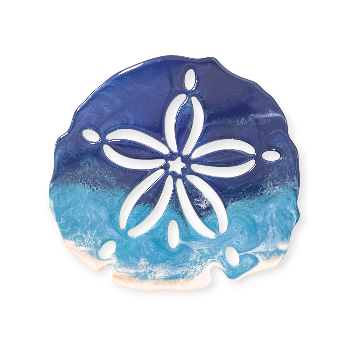 Sand Dollar Ocean Resin Wall Art