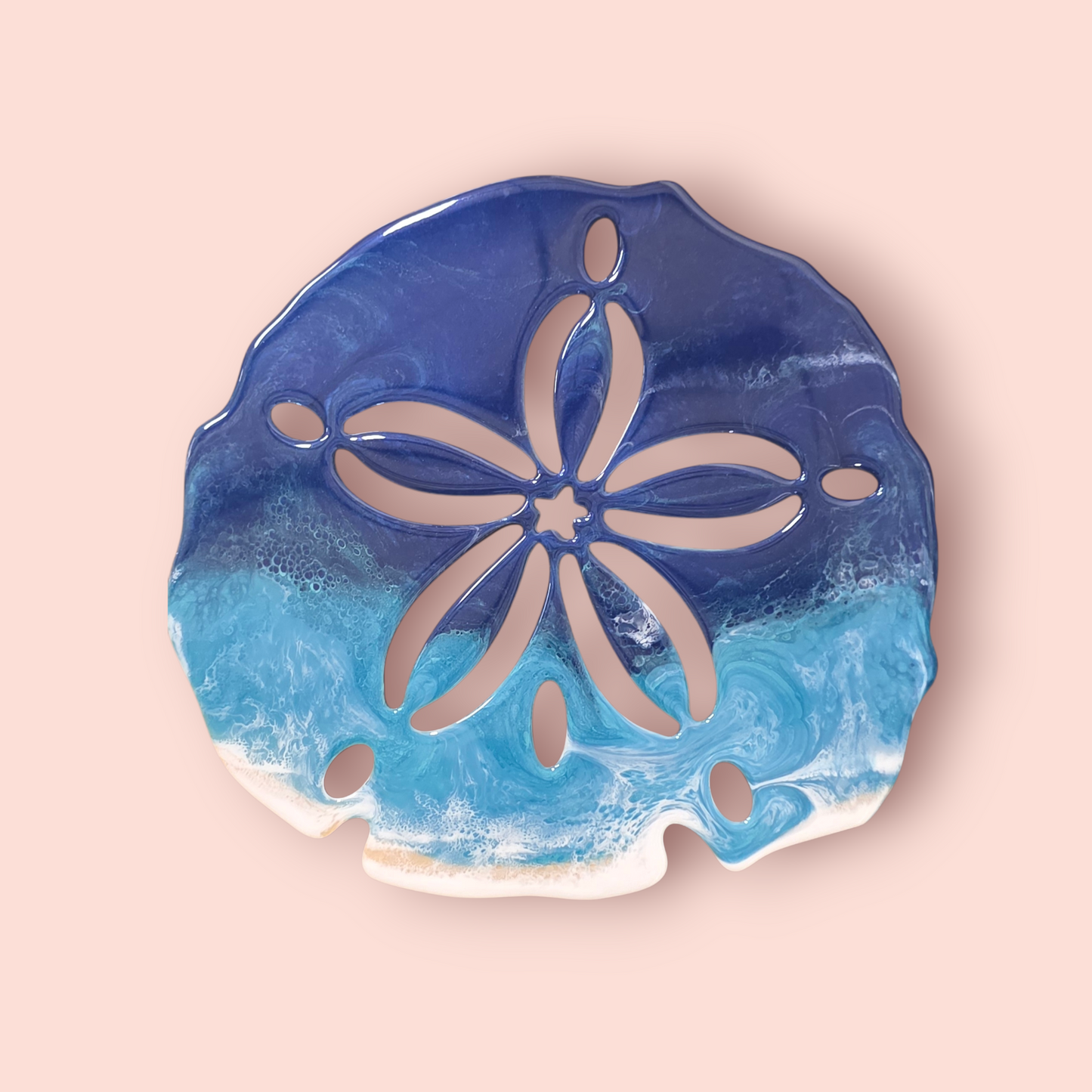 Sand Dollar Ocean Resin Wall Art (Wholesale)