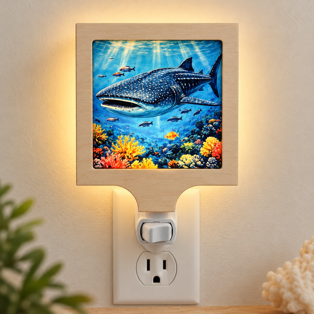 Whale Shark Tropical LED Night Light (Wholesale)