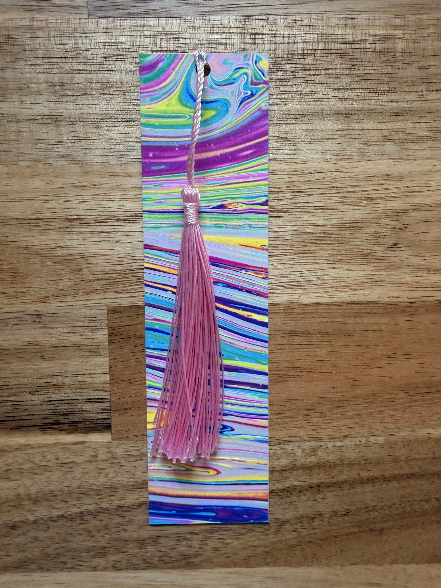 Pastel Candy Stripes Bookmark