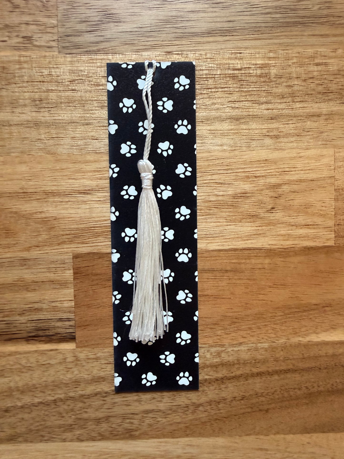 Dog Paw Prints Bookmark