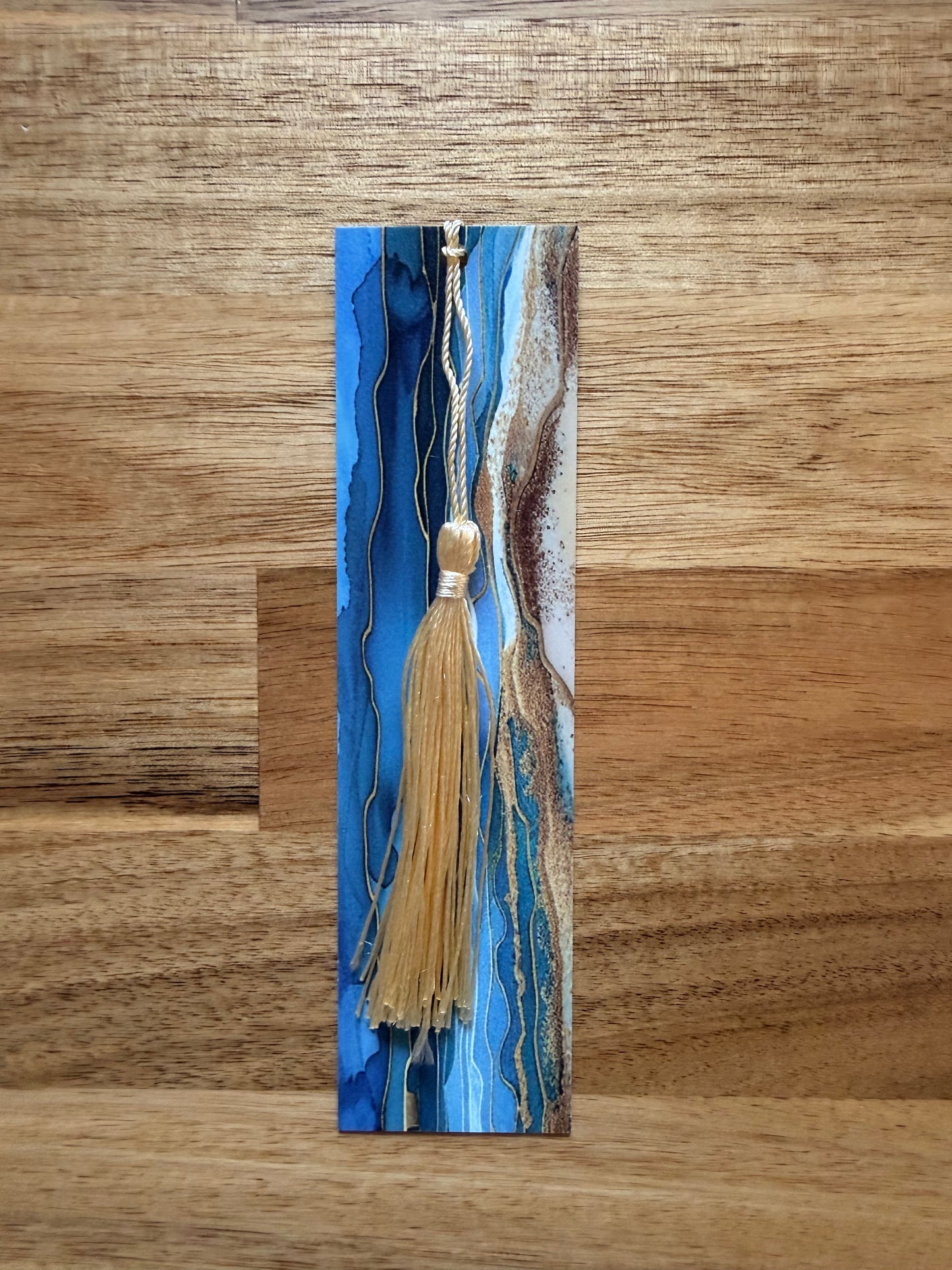 Ocean Sand Stripes Bookmark
