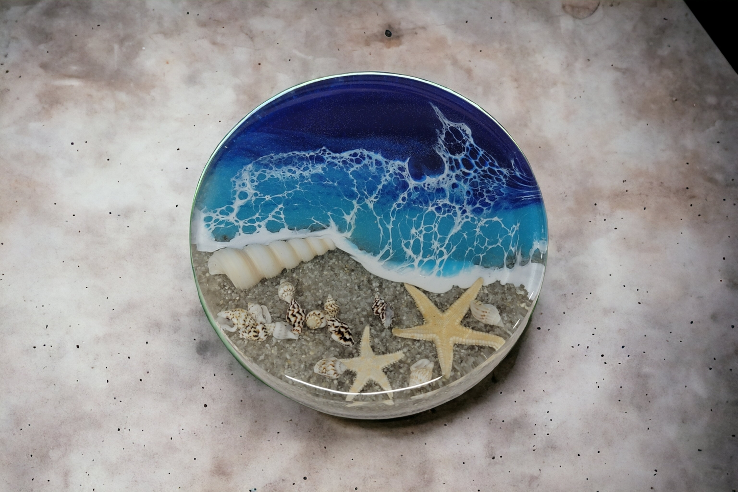 3D Beach Ornament - Beach Decor - Shell Starfish Beach Ornaments Holiday Ornaments