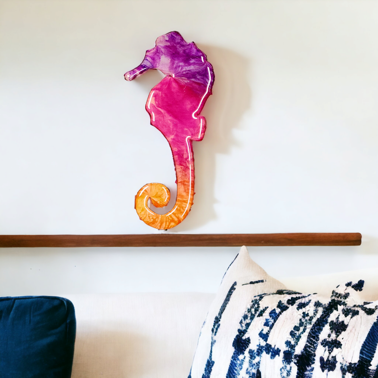 Sahara Sunset Seahorse Wall Art Decor