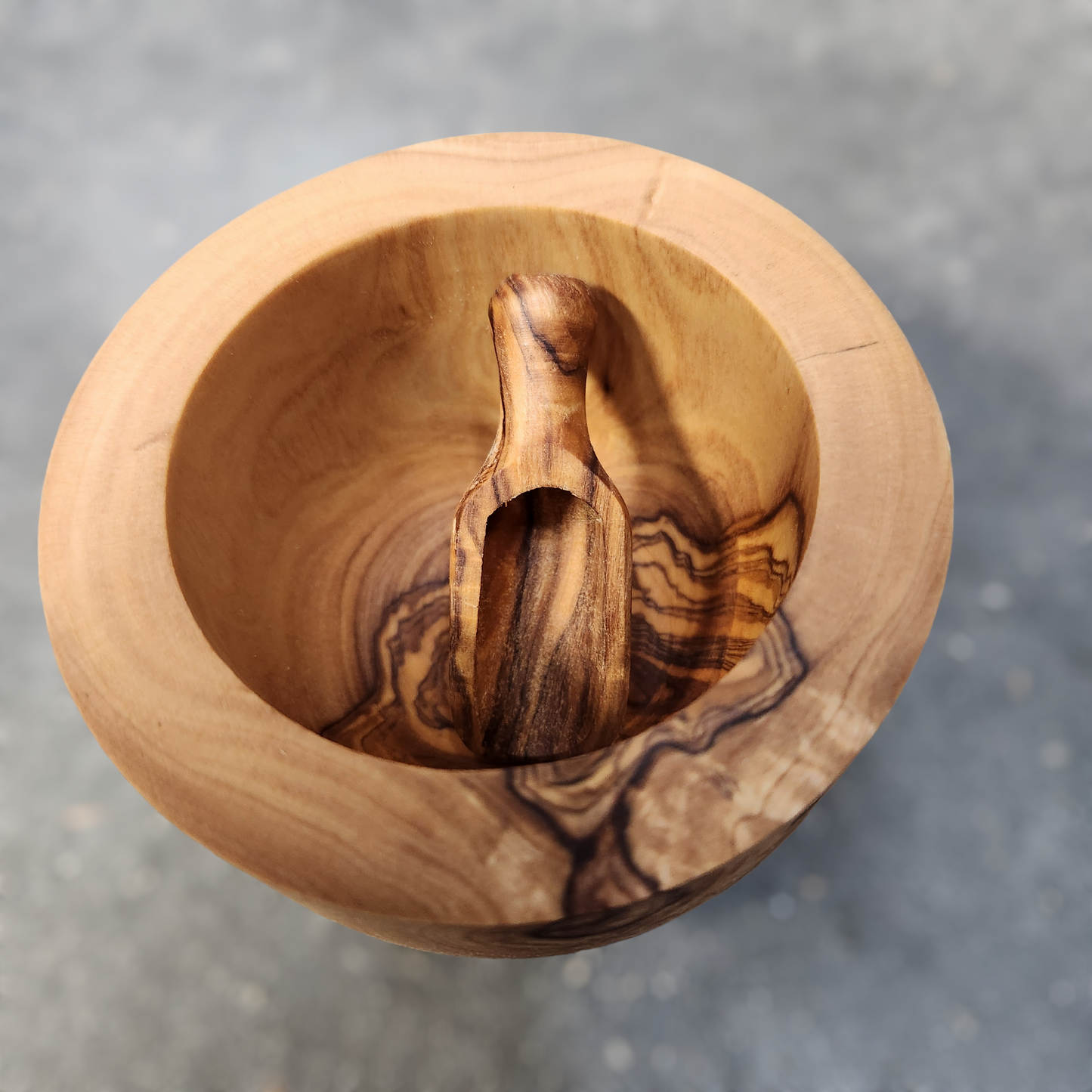 Olivewood Salt Cellar or trinket box