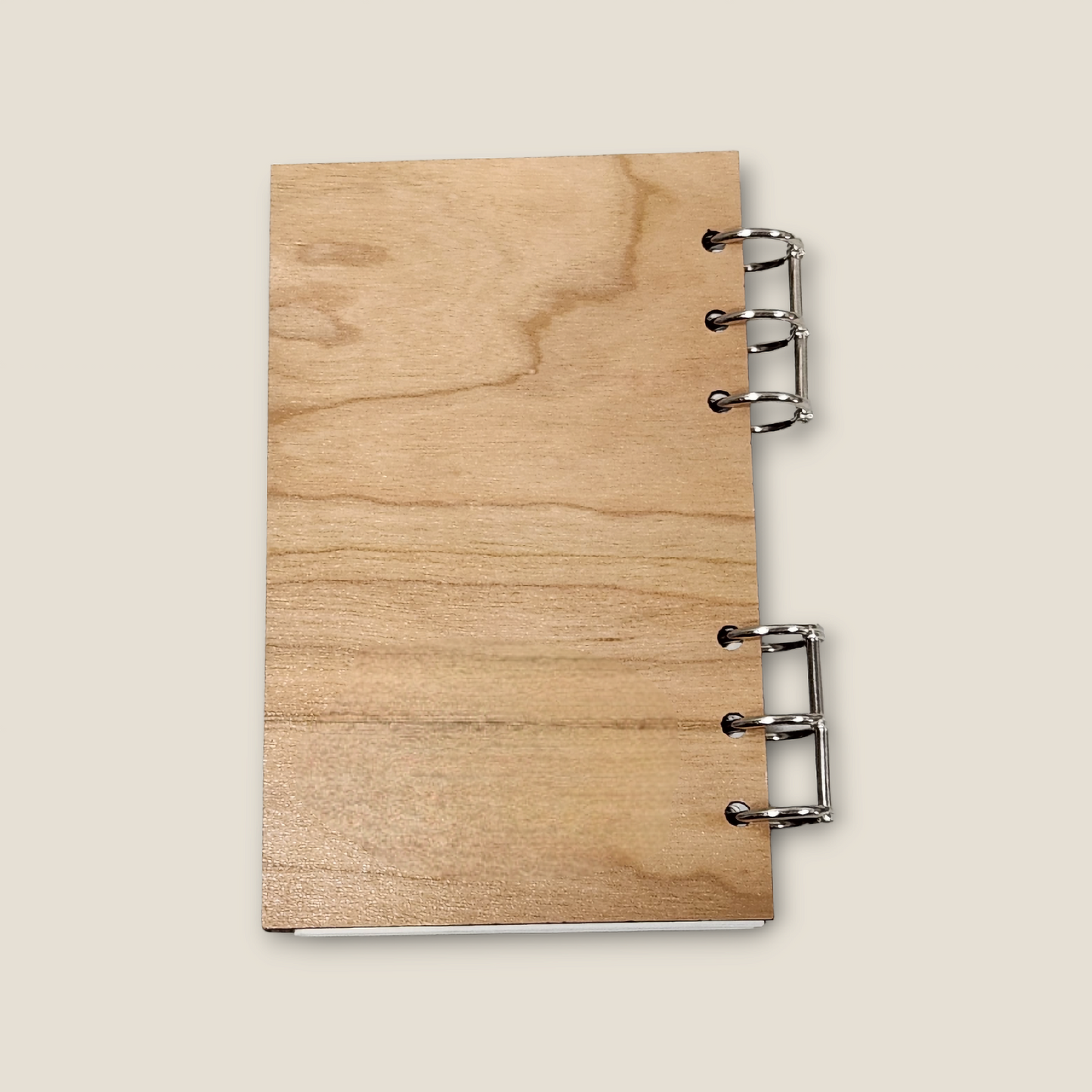 Wood Turtle Refillable Notebook Journal - A6 Refillable Notebook