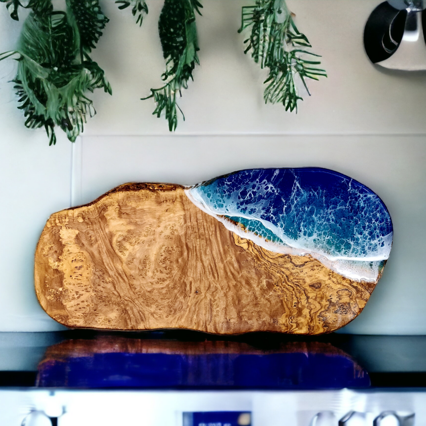 Olivewood ’Blue Ivy’ Charcuterie Serving Board - Kitchen Home Decor charcuterie