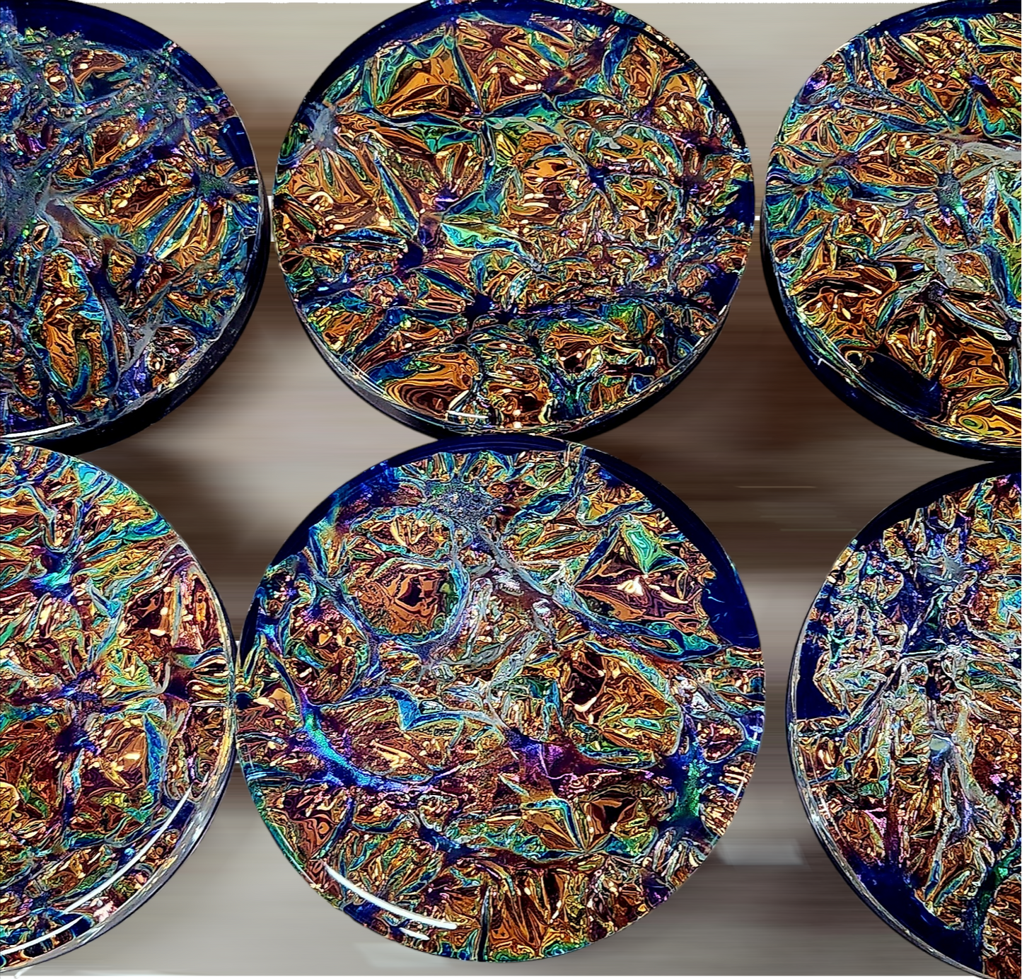 The Matrix Blue - Home Decor Coasters - Set of 6