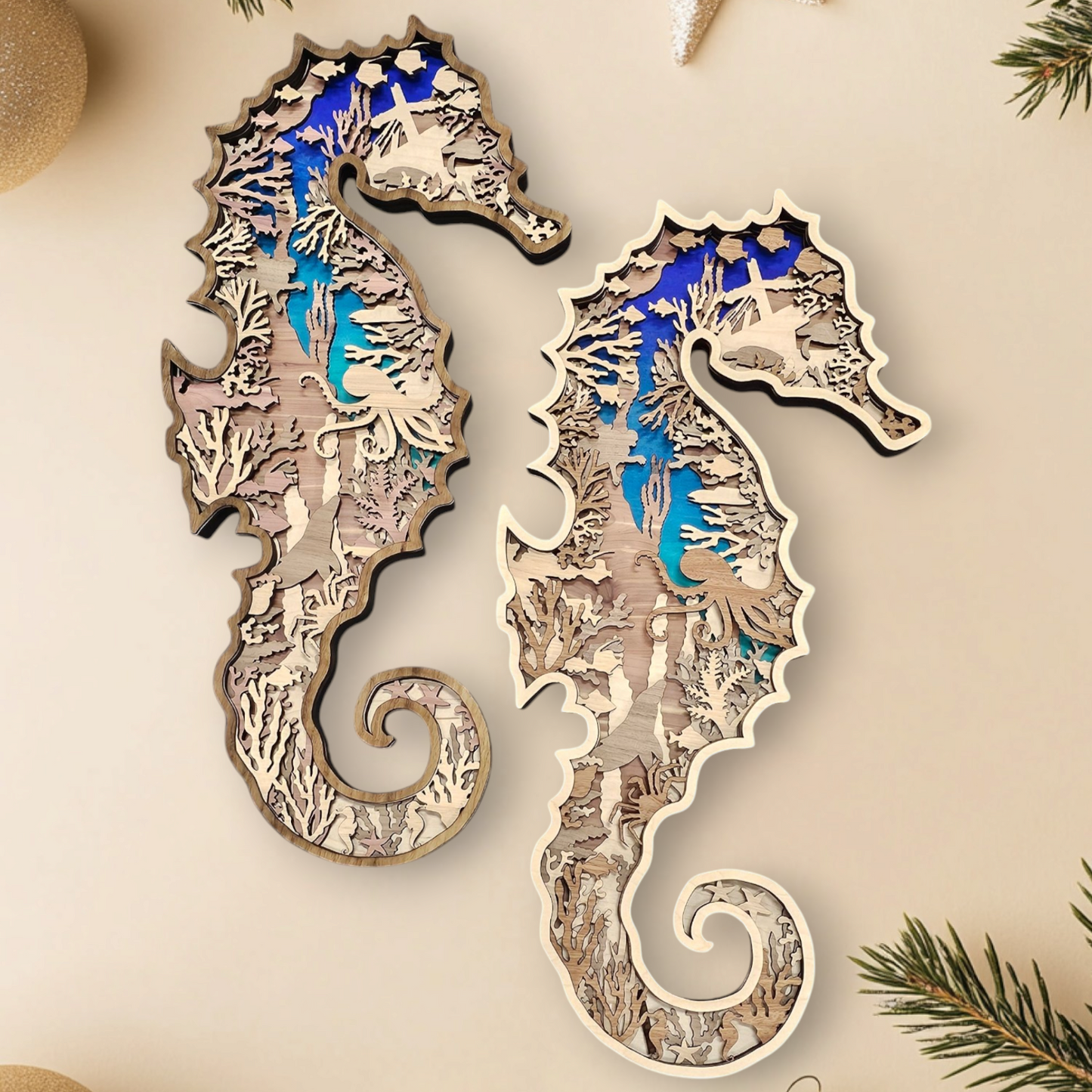 Multi-Layer Seahorse Art Class – Sarasota Create Your Own Wood Art - Sunday, December 21st @ 11am