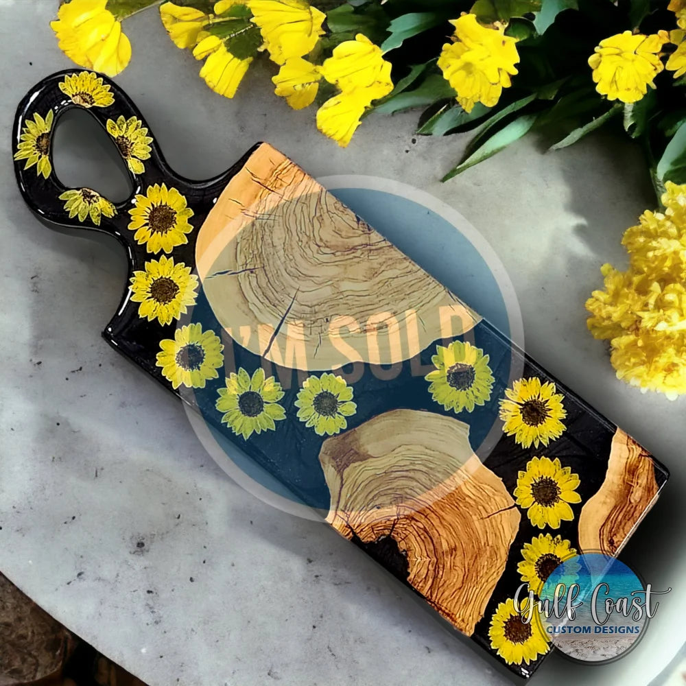 ’Gratitude’ 🌻 Olivewood Charcuterie Kitchen Decor Custom Serving Tray Serving Trays