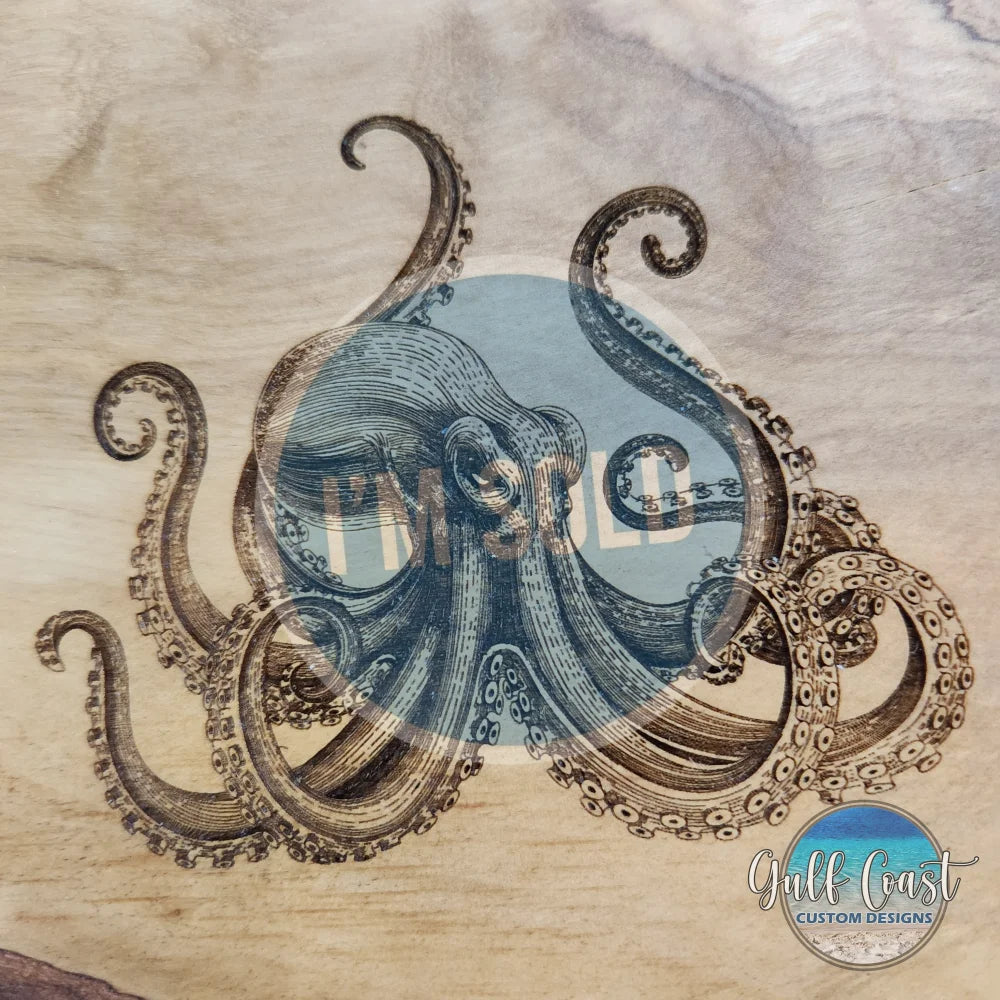 Octopus Olivewood Charcuterie & Cutting Board cutting boards