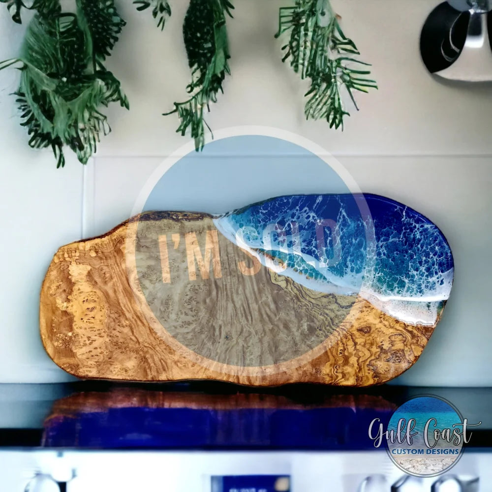 Olivewood ’Blue Ivy’ Charcuterie Serving Board - Kitchen Home Decor charcuterie