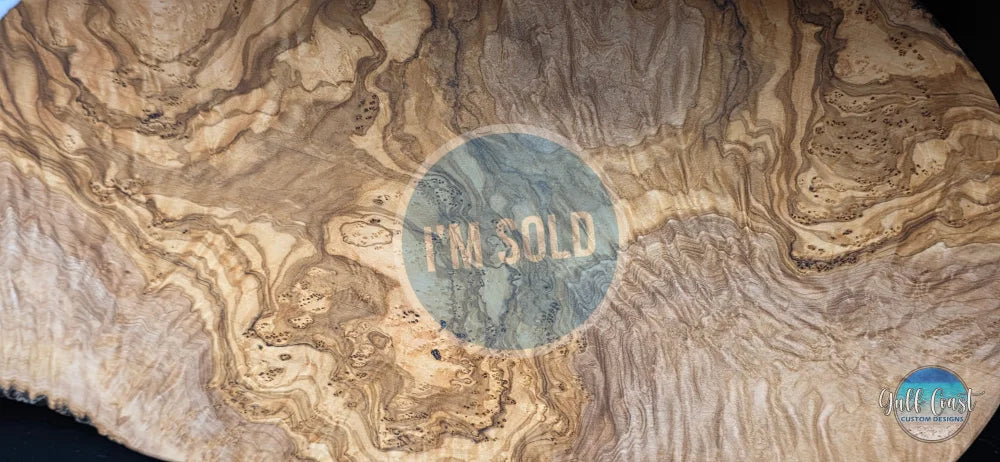 Olivewood Ocean Resin Cutting Board Serving Tray XL 30’’ x 13’’ cutting board