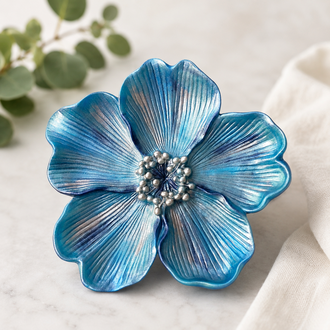 Floral Resin Dish or Floral Wall Art Home Decor (Wholesale)