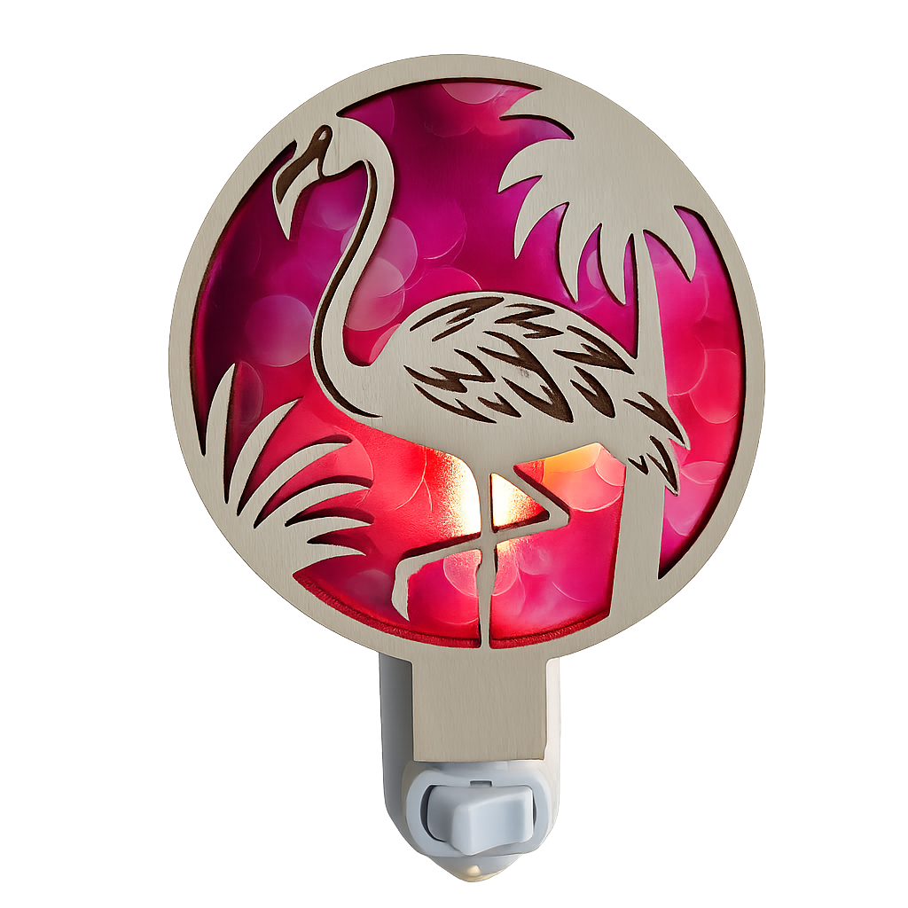 Flamingo Tropical Coastal LED Nightlight