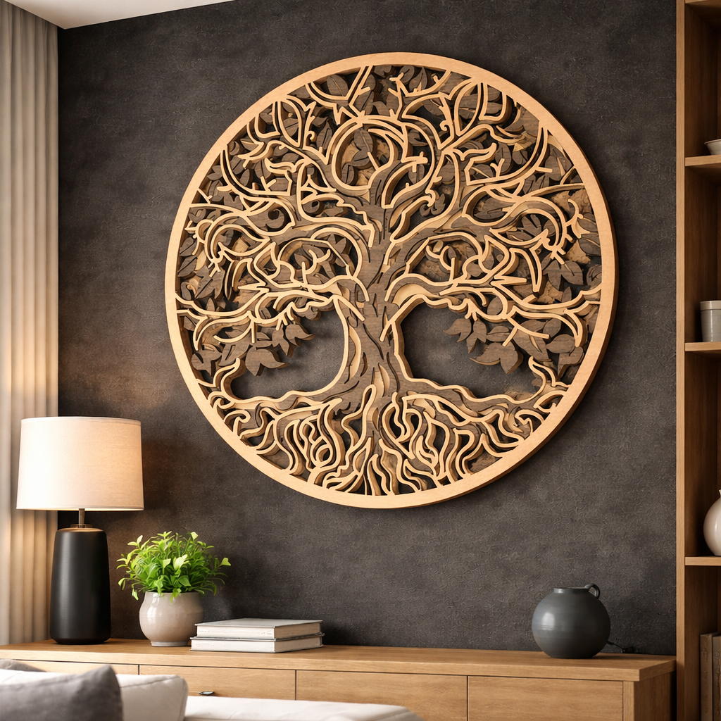 Tree of Life Multi-layer Wall Art