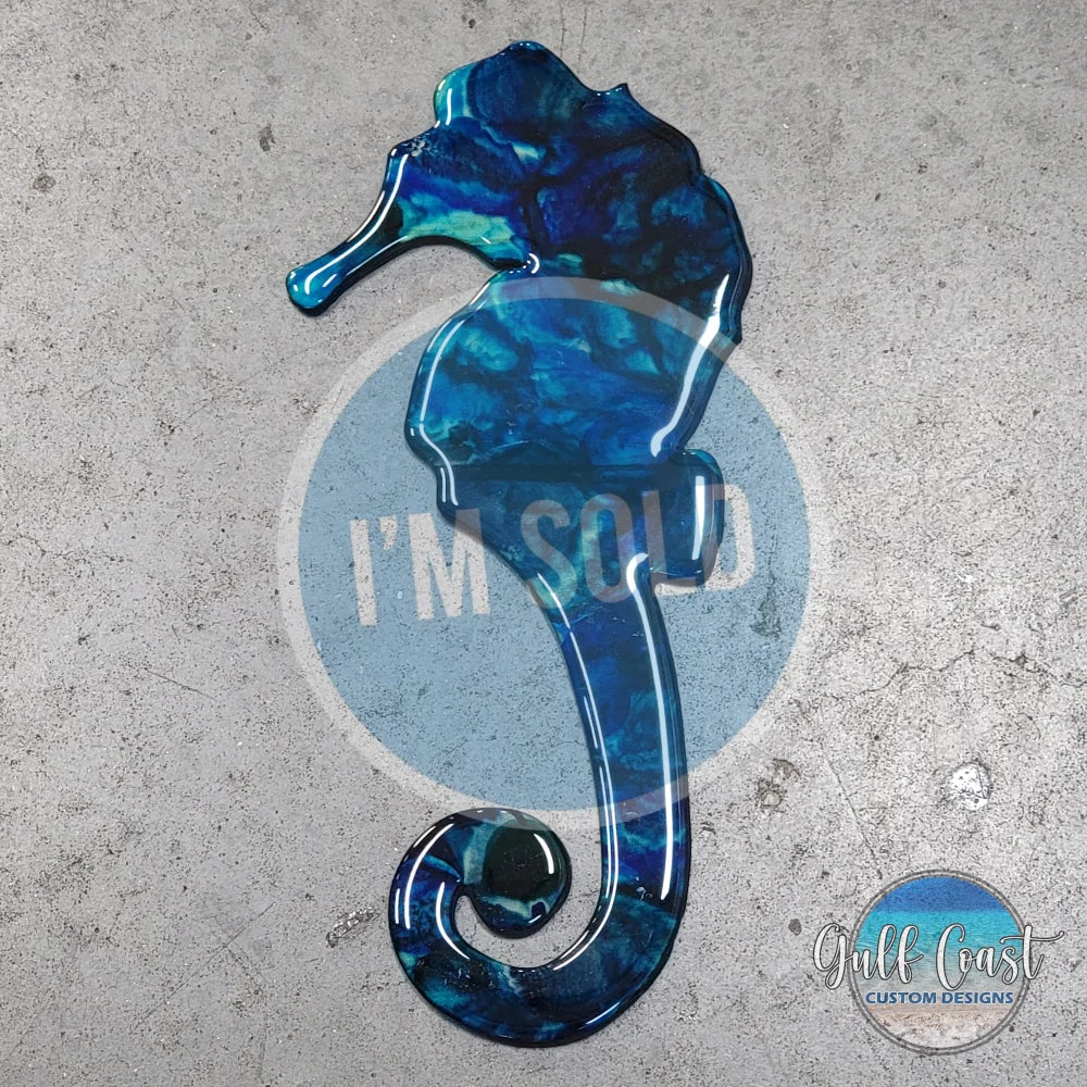 Seahorse Resin Art Kitchen & Home Decor wall art