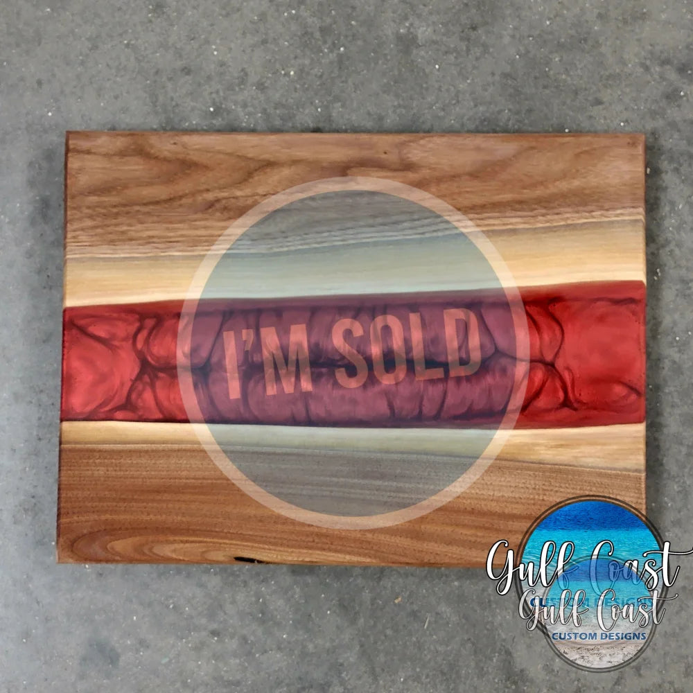 Senshi Red Walnut Custom Board