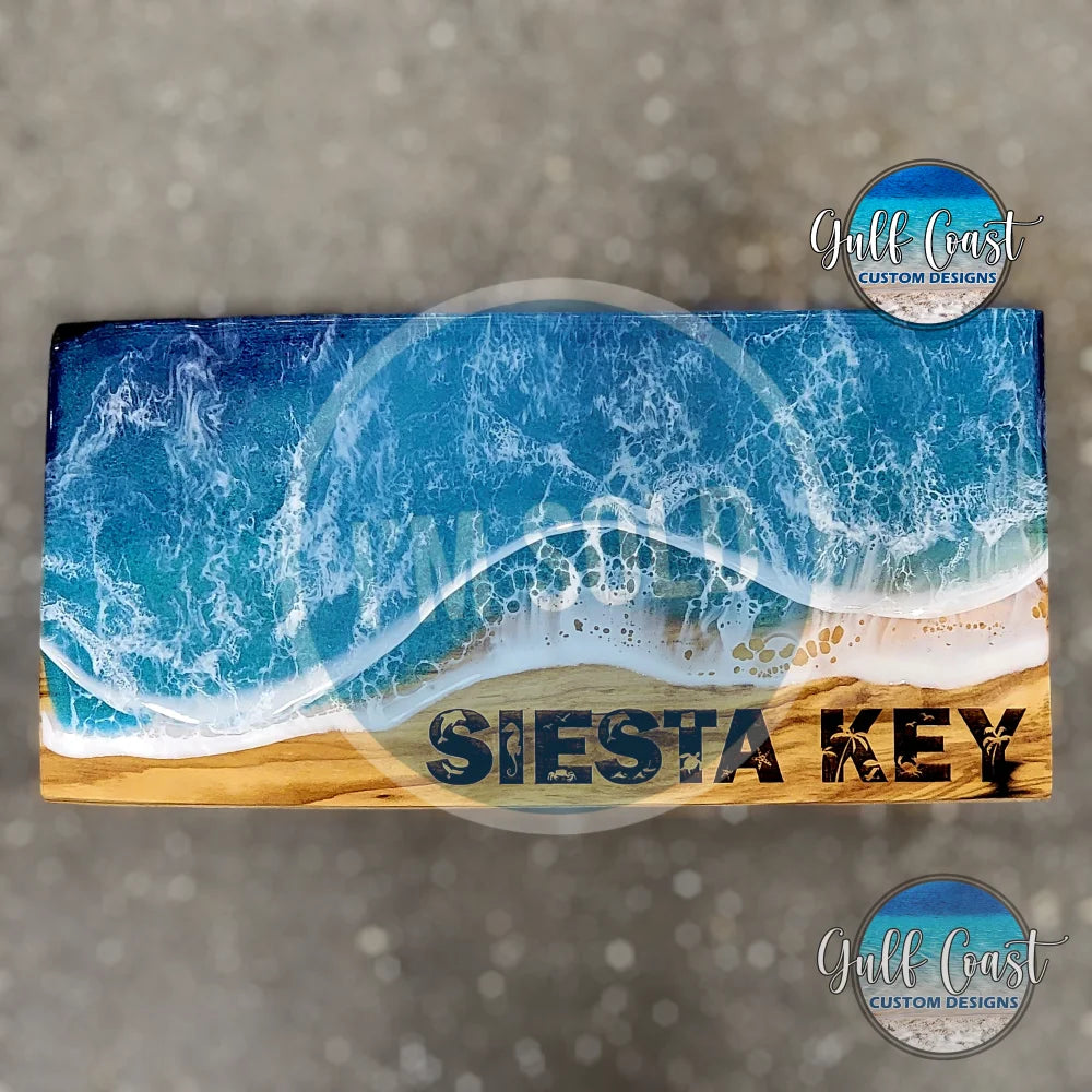 Siesta Key Beach Decor - Kitchen Decor Wall Art Cheeseboard Serving Wall Art Serving Trays