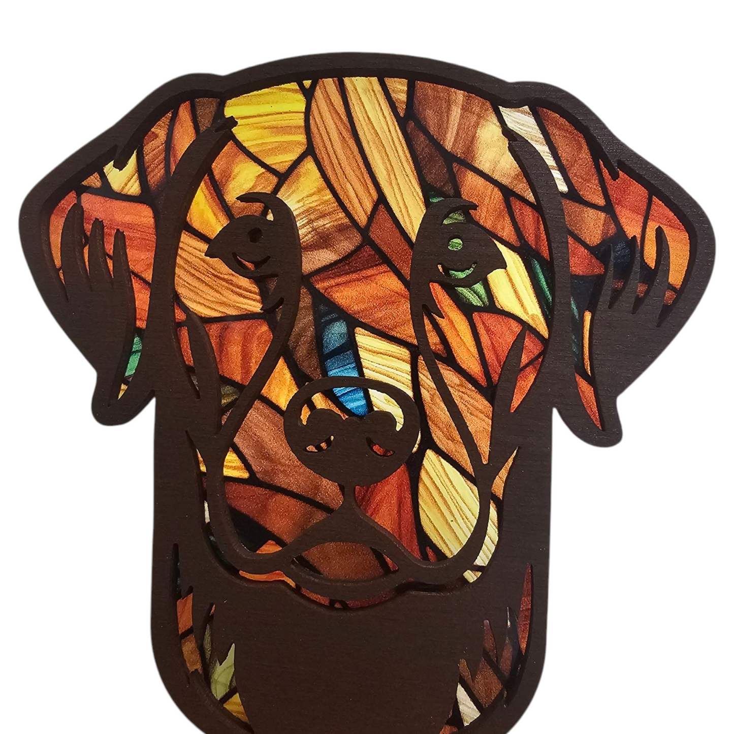Labrador Retriever Wood LED Night Light
