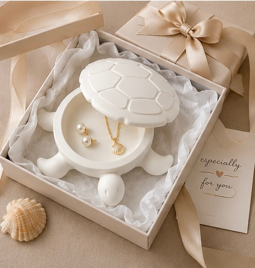 Coastal Keepsake Turtle - Trinket Dish Luxe