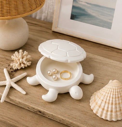 Coastal Keepsake Turtle - Trinket Dish Luxe
