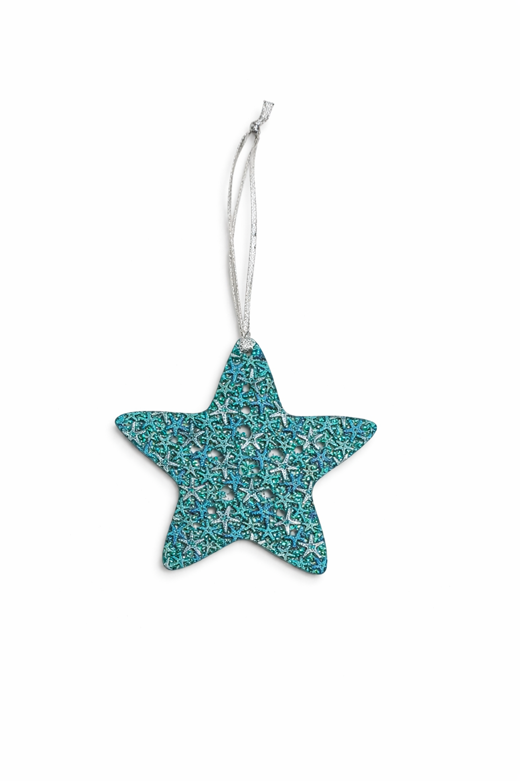 Starfish Coastal Holiday Ornament