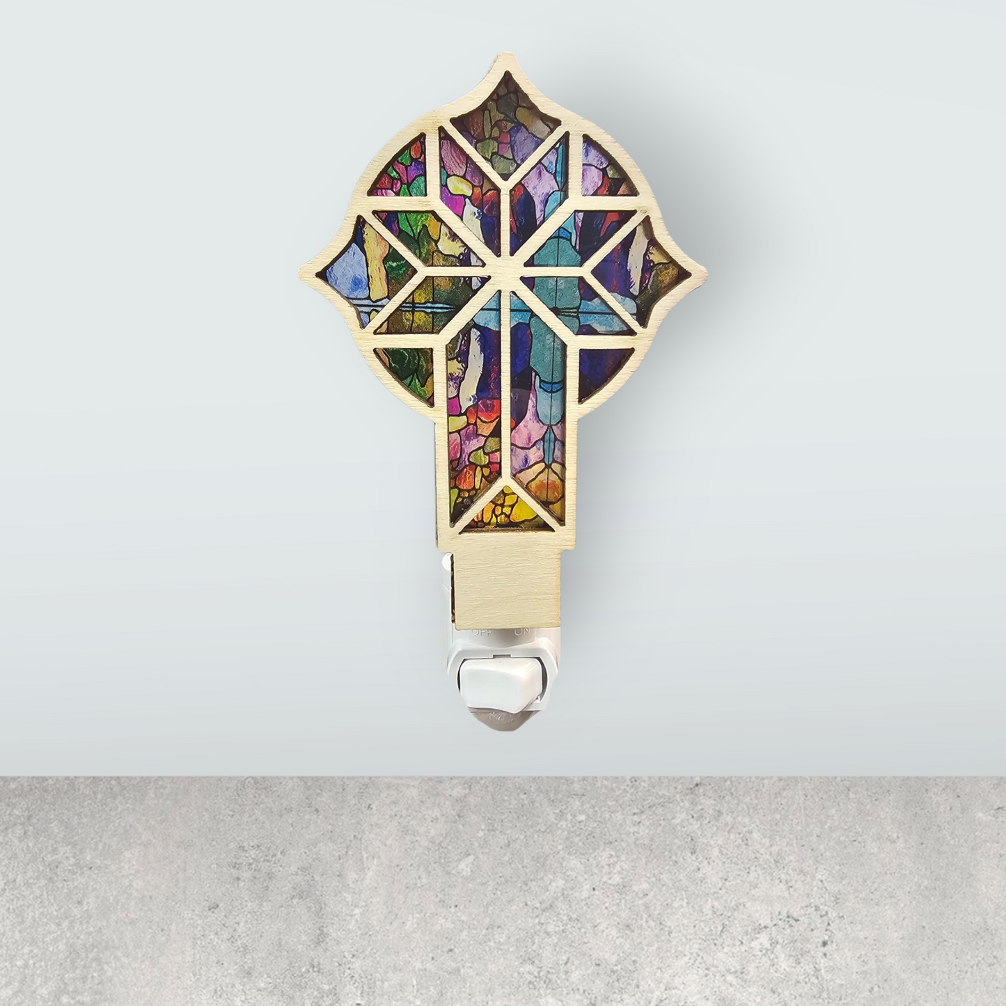 Cross LED Nightlight – Christian Home Decor Light