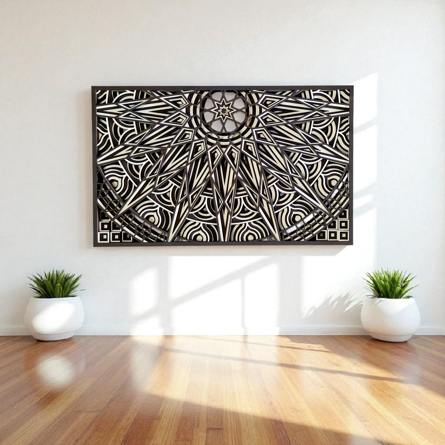 Multilayer Mandala Wall Art – Luxury Handcrafted Designer Decor
