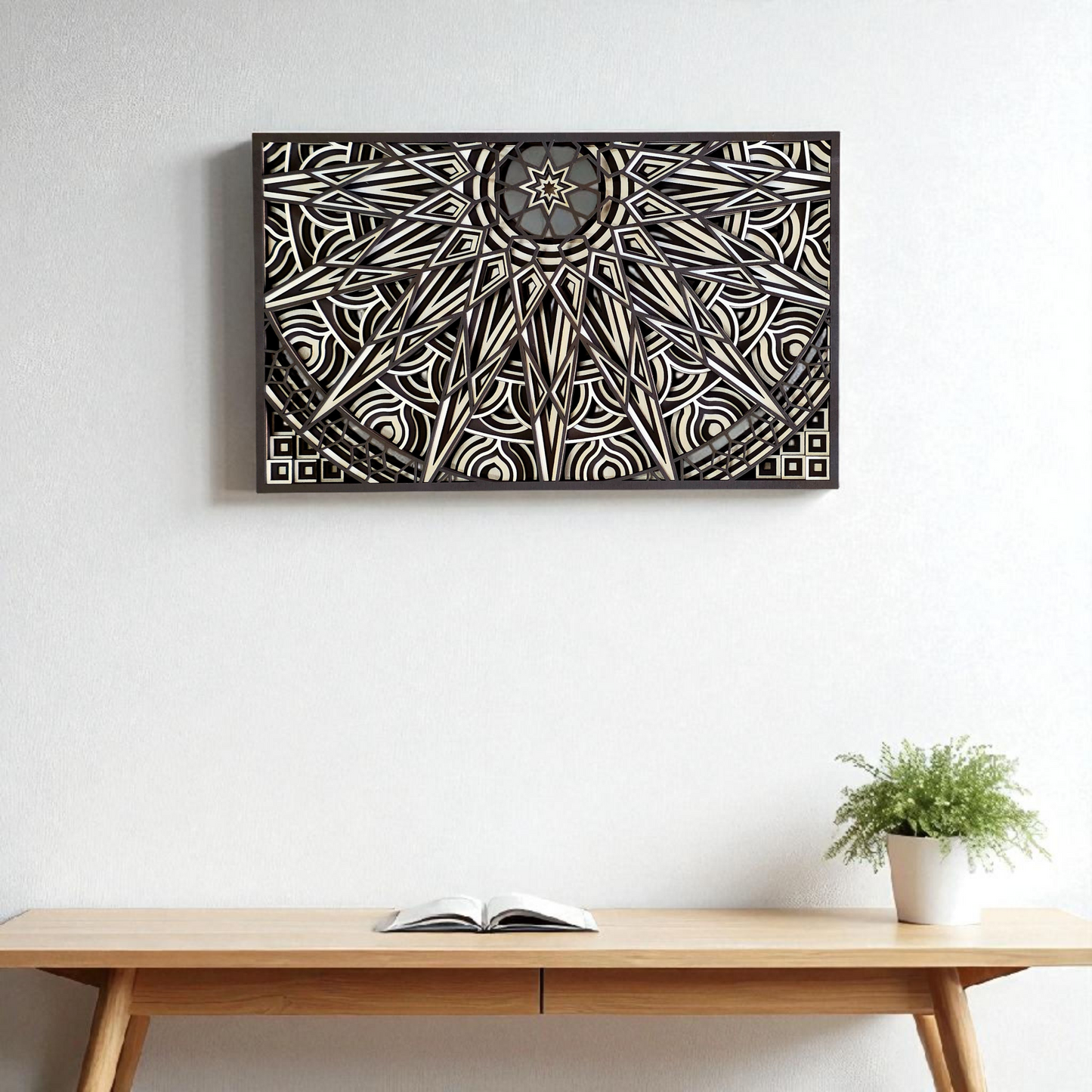 Multilayer Mandala Wall Art – Luxury Handcrafted Designer Decor