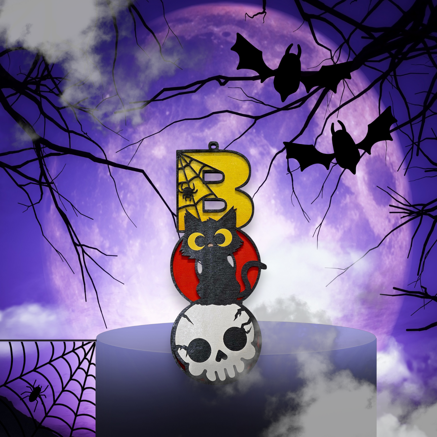 Halloween BOO Hanging Sign