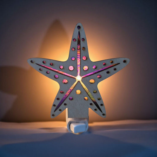 Starfish LED Nightlight - Tropical Coastal Beach Decor Night Light