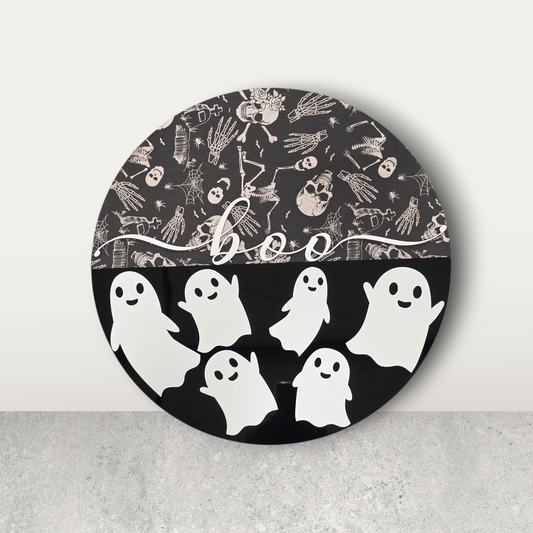 Boo Sign - Halloween Wood Signs