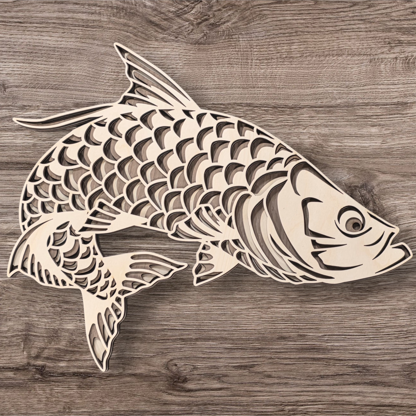 Multi-layer Tarpon Wall Art & Home Decor