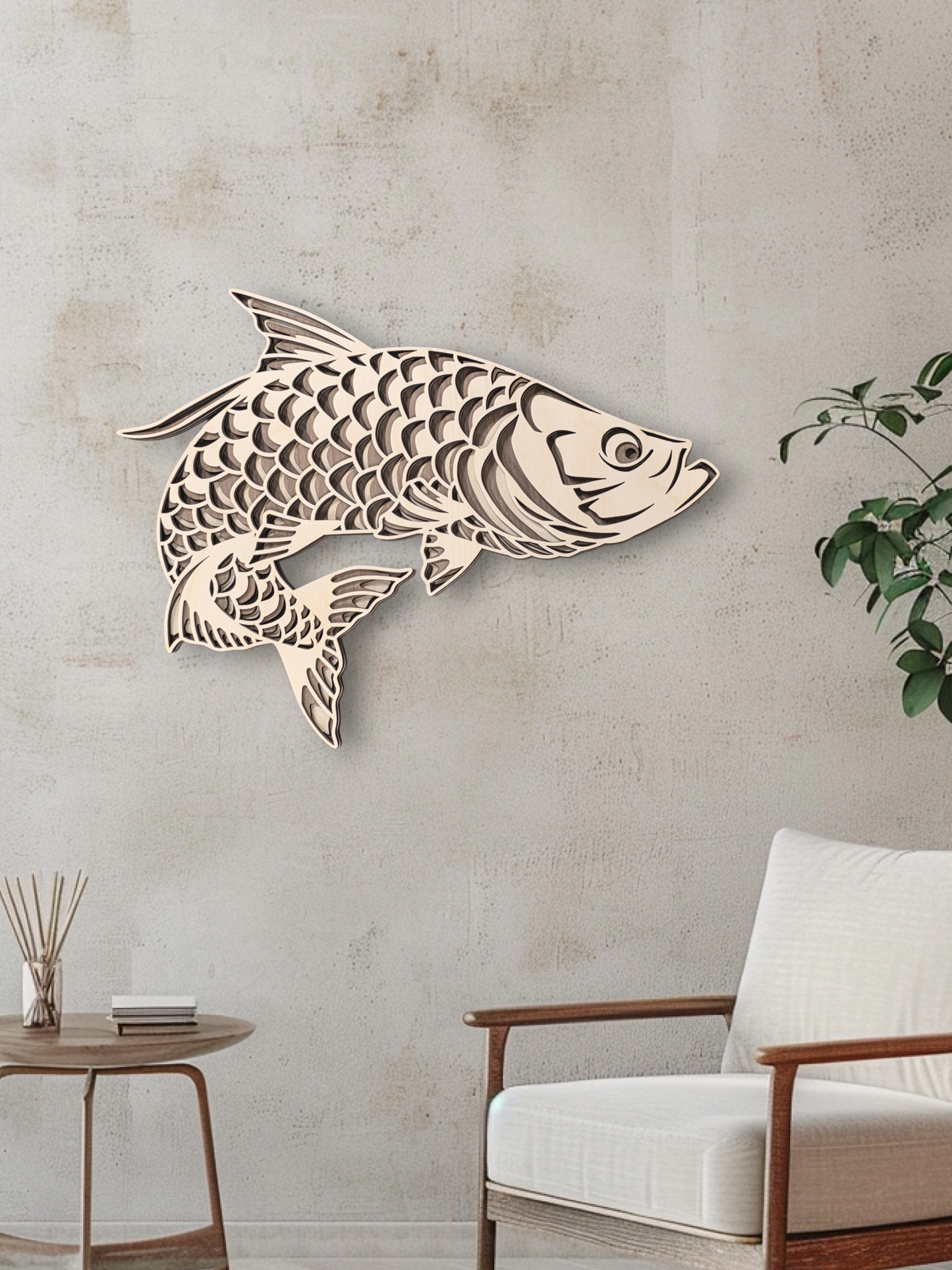 Multi-layer Tarpon Wall Art & Home Decor