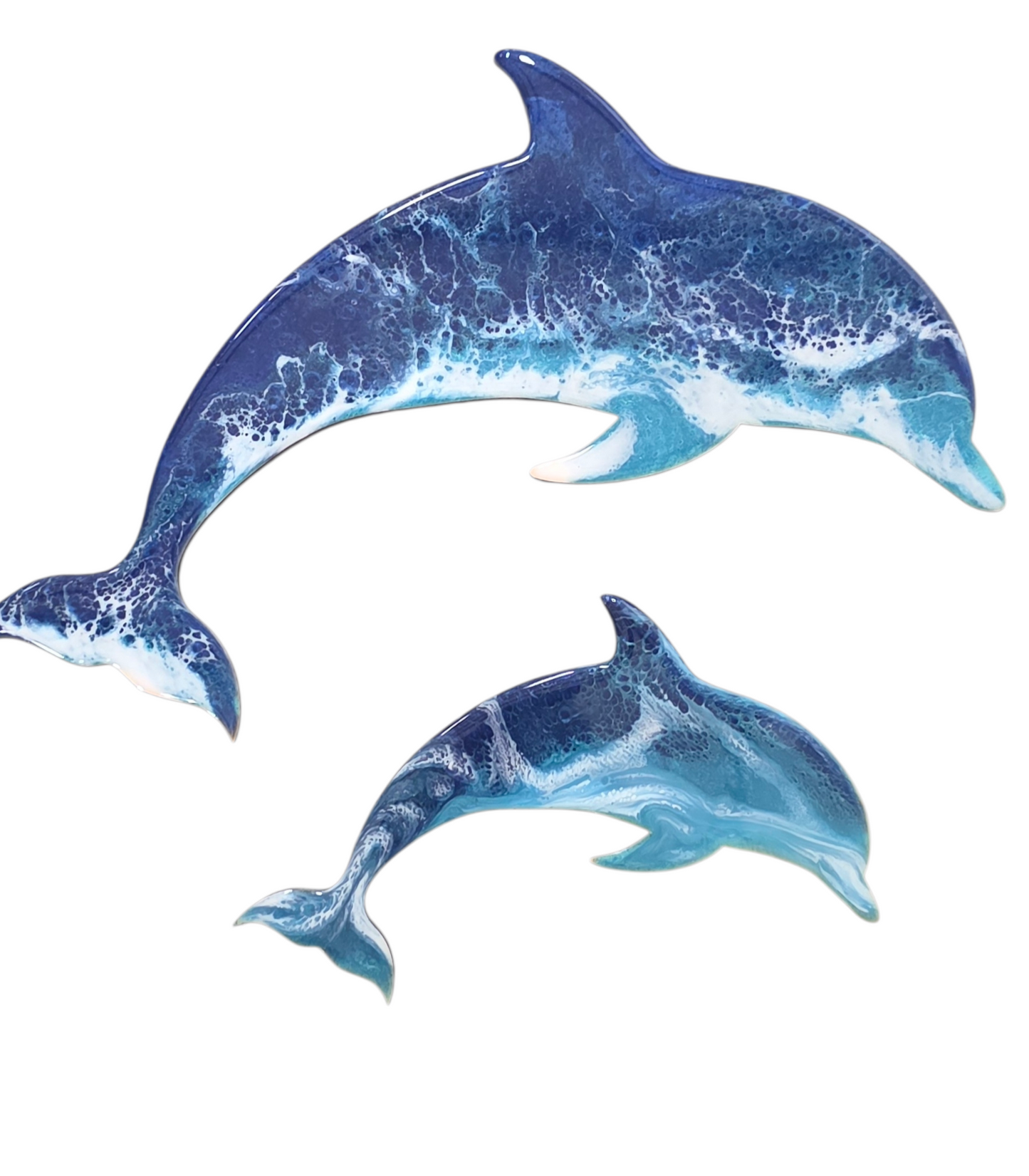 Dolphin Ocean Resin Wall Art