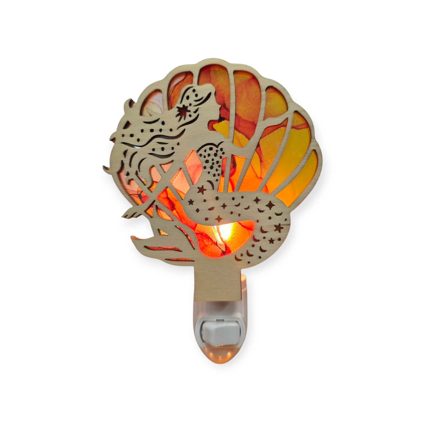 Mermaid LED Tropical Coastal Nightlight