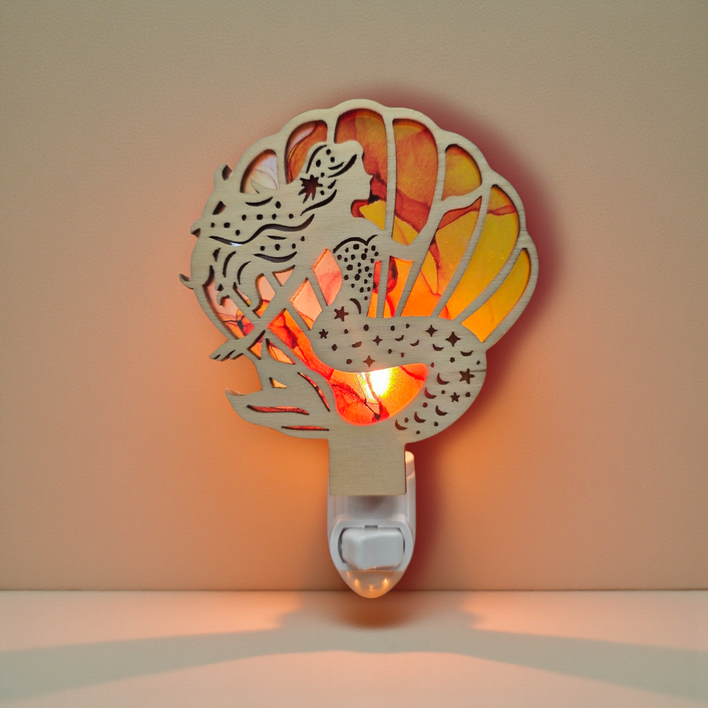 Mermaid LED Tropical Coastal Nightlight