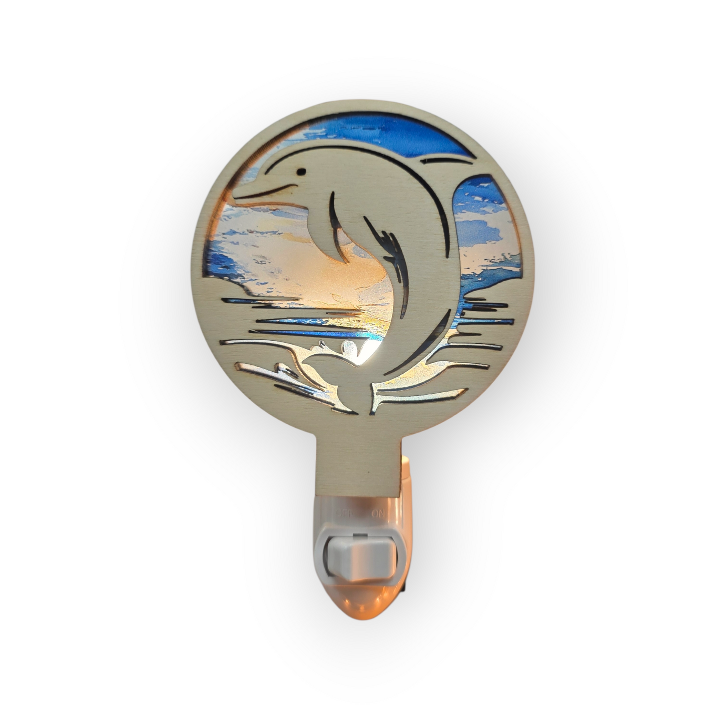 Dolphin LED Tropical Coastal Nightlight