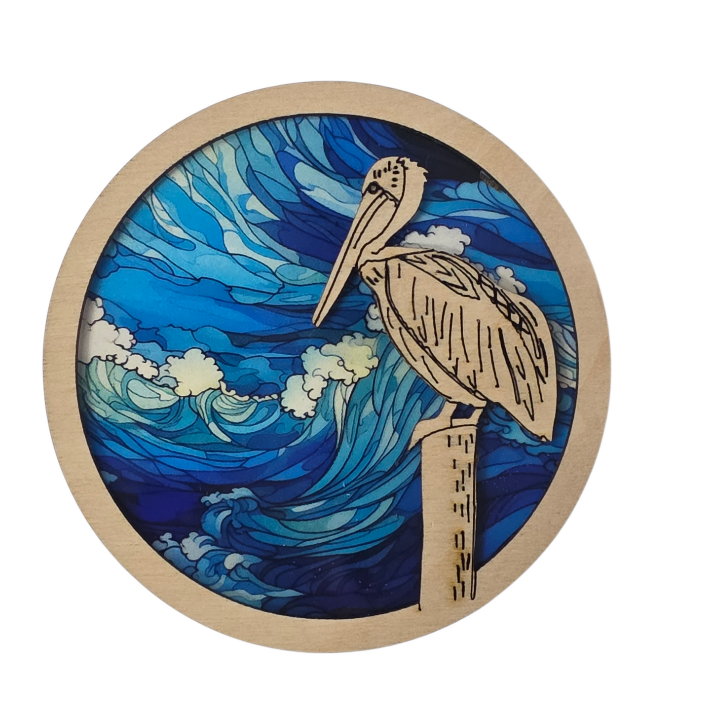Pelican Magnet - Coastal Themed Magnet (Wholesale)