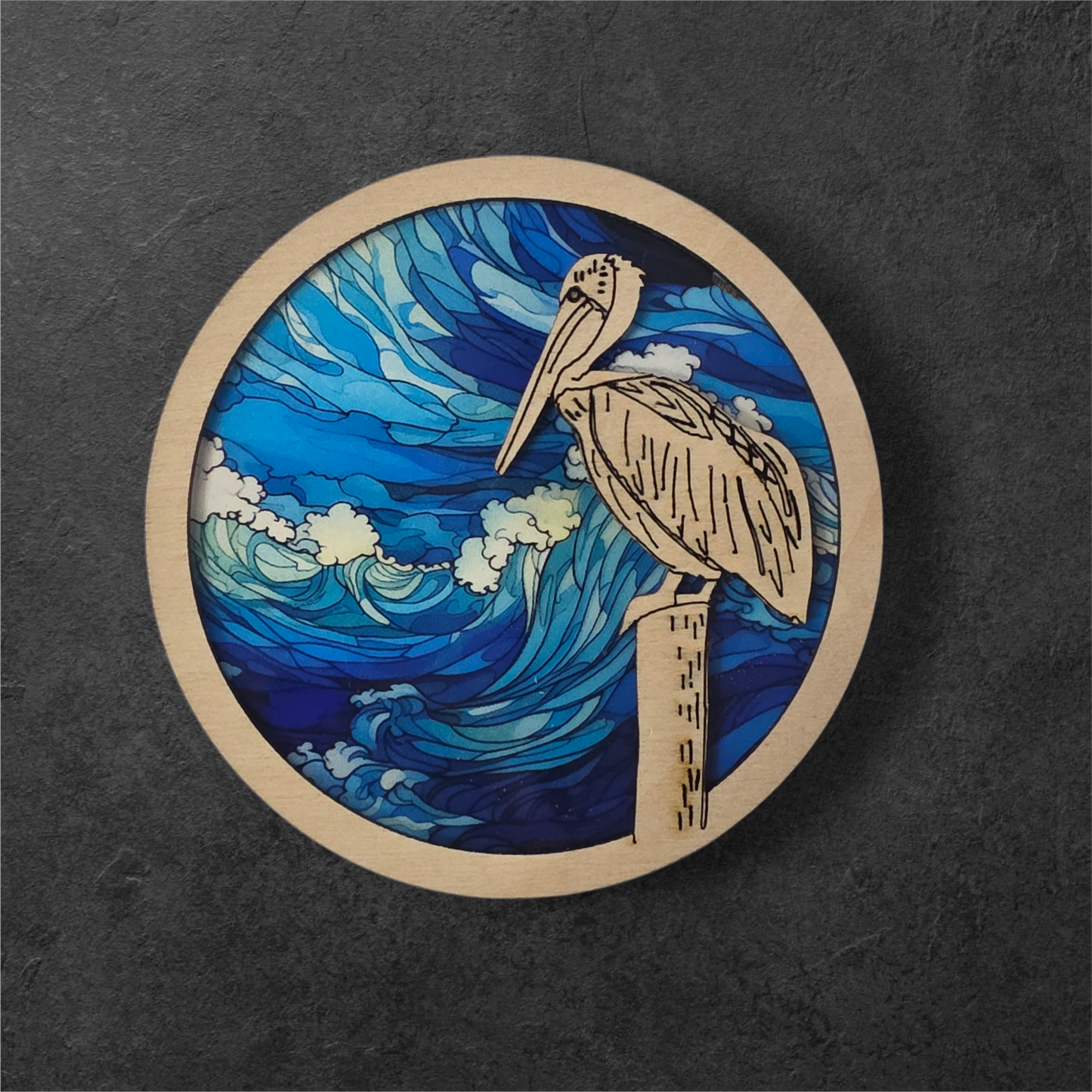 Pelican Magnet - Coastal Themed Magnet (Wholesale)