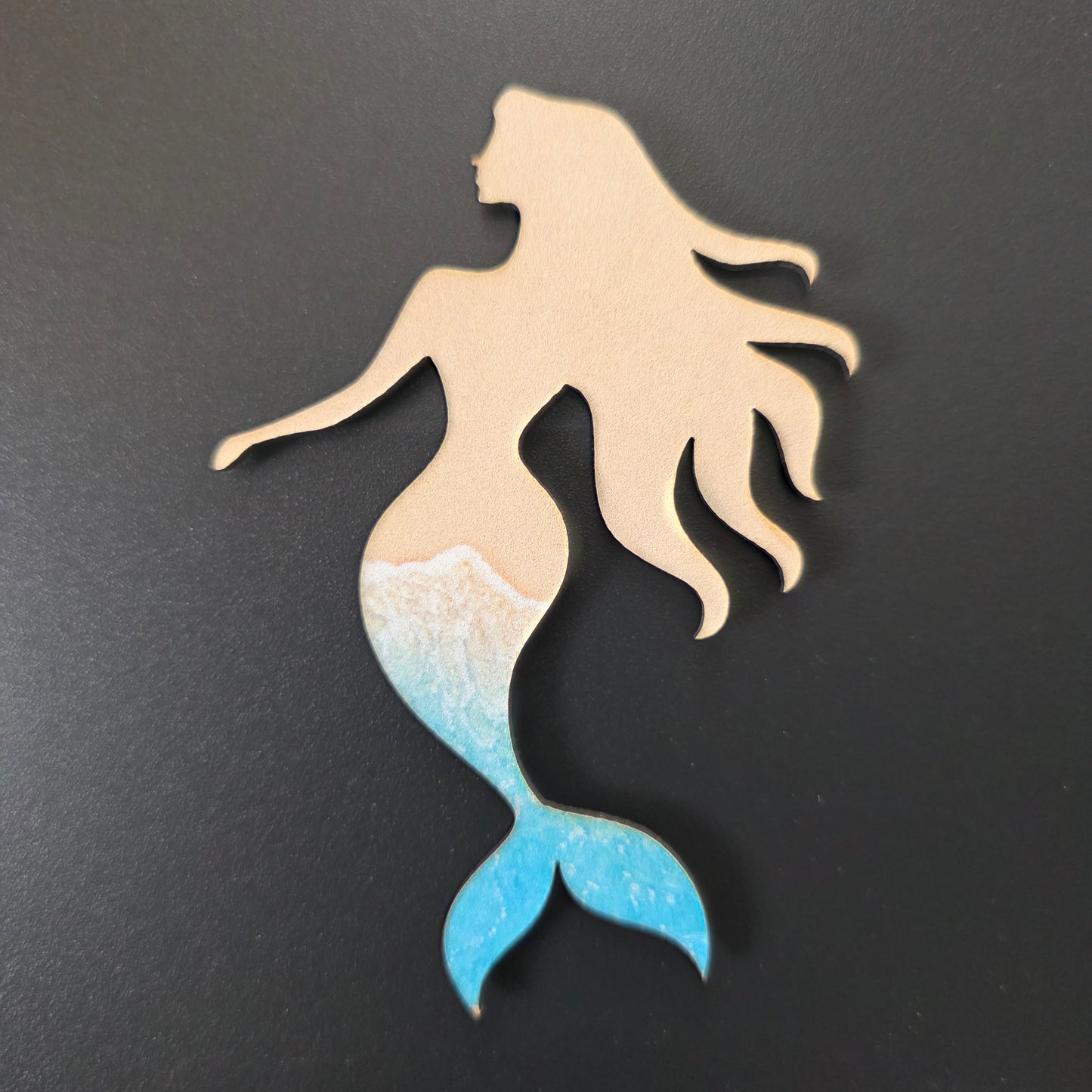 Mermaid Coastal Magnet - Name Drop Available (Wholesale)