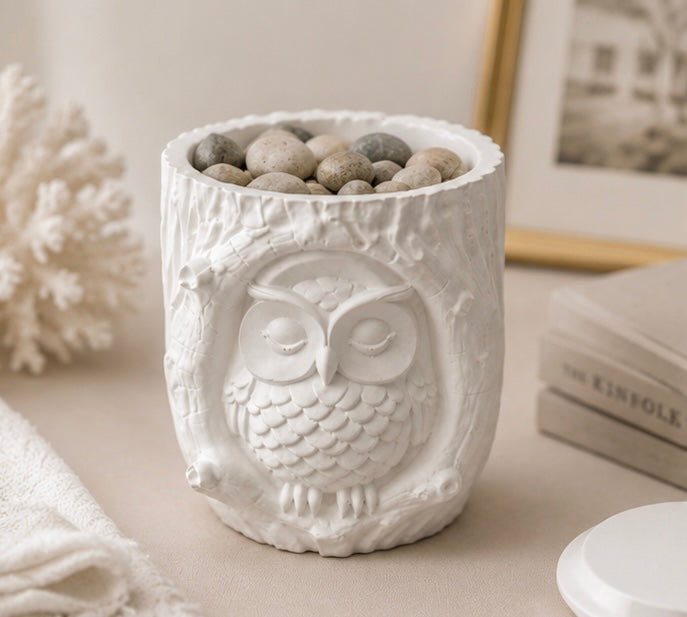 Nestled Owl Vessel