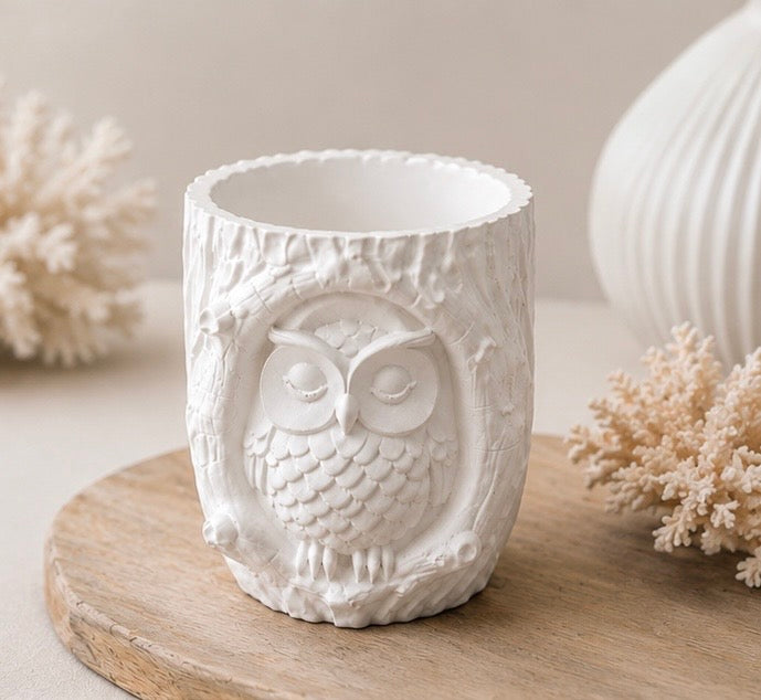 Nestled Owl Vessel